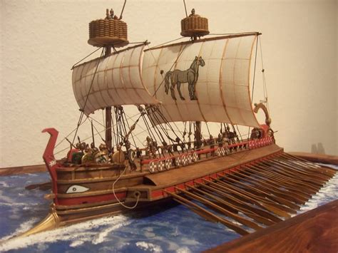 ancient roman warships.